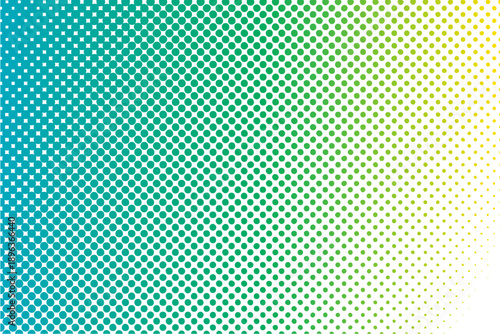 青から黄色のハーフトーングラデーション