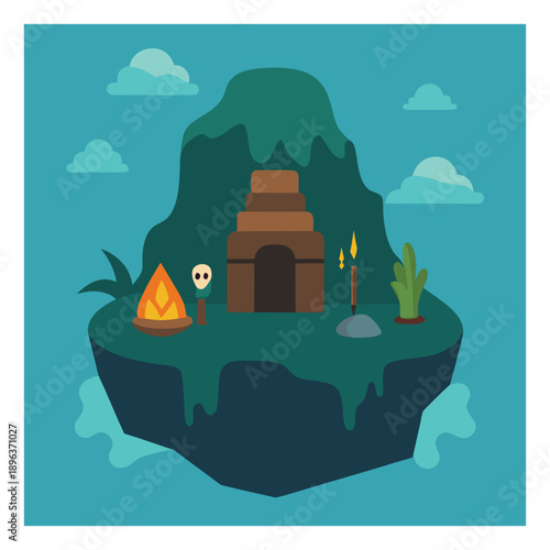 vector illustration of a house