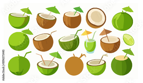 seamless pattern with green leaves