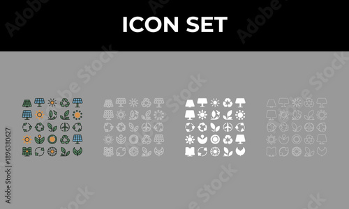 Comprehensive Collection of Diverse Minimalist Icons