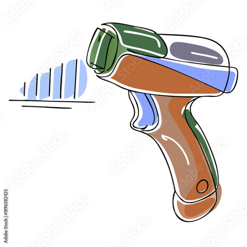 Infrared thermometer gun for measuring temperature display  