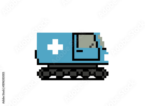 Pixel ambulance set, emergency ambulance, medical transport, emergency vehicle, hospital rescue service, urgent care response, paramedic transport, lifesaving service, emergency healthcare, city ambul