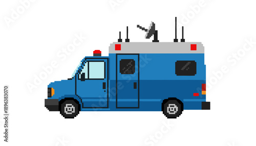 Pixel ambulance set, emergency ambulance, medical transport, emergency vehicle, hospital rescue service, urgent care response, paramedic transport, lifesaving service, emergency healthcare, city ambul