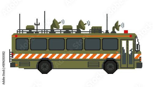 Pixel ambulance set, emergency ambulance, medical transport, emergency vehicle, hospital rescue service, urgent care response, paramedic transport, lifesaving service, emergency healthcare, city ambul