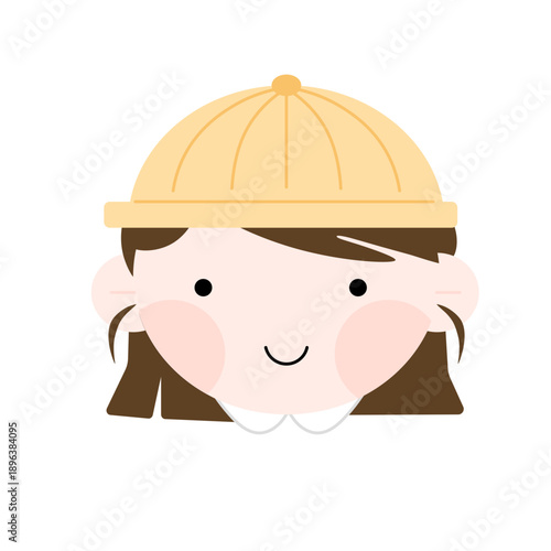 kindergarten girl face