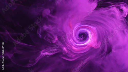 Abstract purple smoke billowing against a dark backdrop