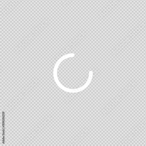 Simple loading spinner animation with smooth seamless loop. Ideal for user interface, app loading screen, web design, and digital projects. Clean minimal motion graphics ready to use.