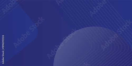 Abstract blue background. Modern simple blue geometric design. Minimal shapes. Suit for booklet, brochure, banner, poster, website, flyer, cover, corporate, backdrop. Vector illustration