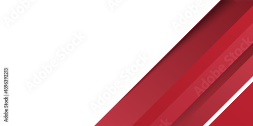 Red abstract wavy presentation background. design for business presentation, banner, cover, web, flyer, card, poster, texture, slide, magazine, and powerpoint modern arts design modern white