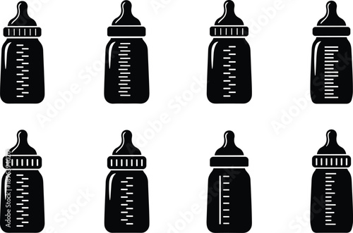 PrintCollection of Crossed Checkered Racing Flag Silhouette Vector Illustration, Professional Start and Finish Line Symbols for Auto Sport Competition and Achievement Graphic Design