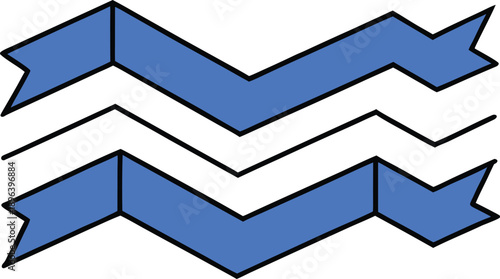 Thin golden zigzag lines with subtle thanksgiving theme