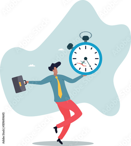 Race against time, hurry up to finish work within aggressive deadline, time counting down,about a man and his life.