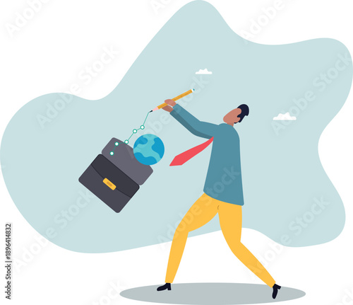 World economic, financial statistics or investment data, global stock market diagram or international economy.about a man and his life.