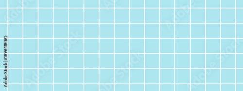 Bathroom ceramic tile texture background. Light blue pastel ceramic wall tiles in soft mosaic pattern. Design for bathroom, pool, and interior architecture backgrounds.
