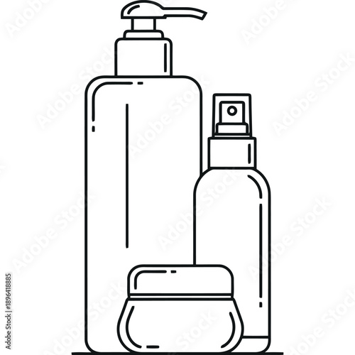 Essential beauty and personal care product packaging collection