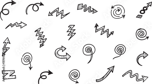 Untitled-1 [RecoveAbstract Hand Drawn Doodle Pattern,
Hand Sketched Arrows and Lightning Background,
Black and White Doodle Sketch Pattern,
Creative Abstract Doodle Line Art,
Random Hand Drawn Symred]