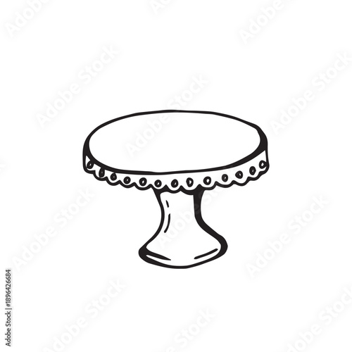 Whimsy cake holder , dessert plate