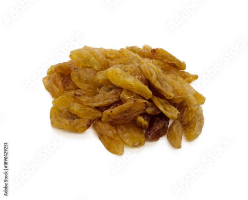 Raisin isolated on white background with clipping path. 