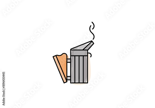 Beekeeping Smoker Icon: Essential Tool for Apiary Management.