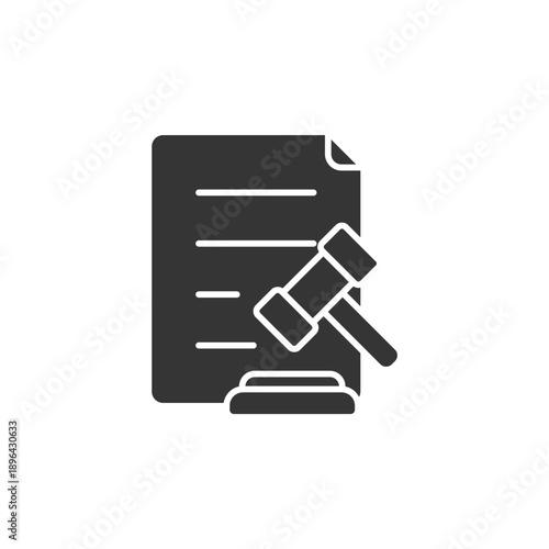 legal system vector icon. flat sign for mobile concept and web design. Symbol, logo illustration. Vector graphics