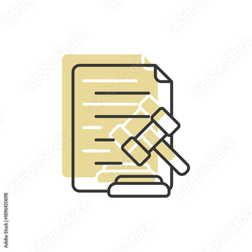 legal system vector icon. flat sign for mobile concept and web design. Symbol, logo illustration. Vector graphics