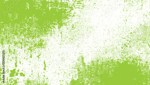 Lime green and white grunge textured abstract background