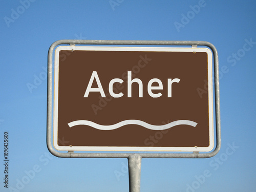 Schild Acher