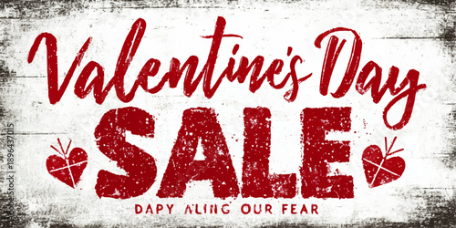Valentine's day sale  off banners