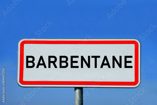 place-name sign Barbentane