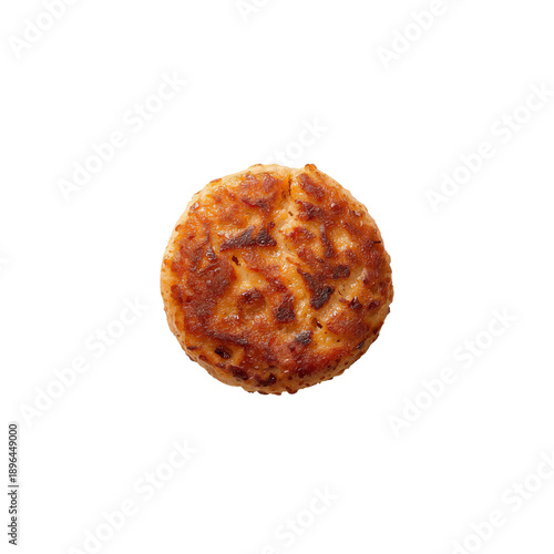 Home-cooked Potato Dish is Served on a White Plate During Dinner Time in a Si...