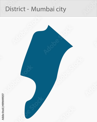 Mumbai_city_Map detailed map illustration graphic for educational reference, geographic visualization, design layouts, presentations, digital media an