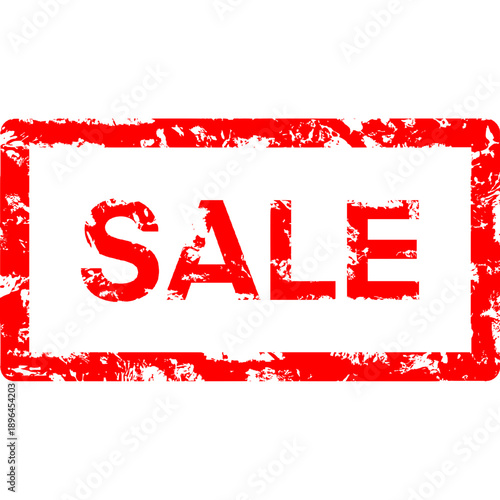 Sale Red Grunge Stamp, Discount Promotion Rubber Seal, Special Offer Price Badge