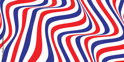 Airmail Envelope frame images with strips. International vintage letter border. Retro air mail postcard with blue and red stripes.  Empty classic postal frame. Vector illustration