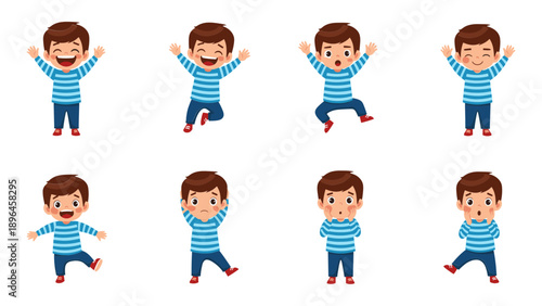 Child Performing Various Dance Moves