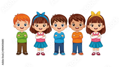 Happy Kids Playing Together