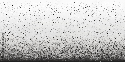 A macro abstract texture of blue and gray raindrops forms a clean liquid pattern on a wet glass surface during rainy weather