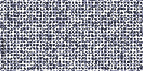 A blue and white pixelated pattern, vector