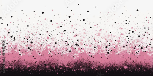 A vibrant pink watercolor splash texture creates a grunge ink drop pattern with liquid paint stains on a decorative paper backdrop vector illustration