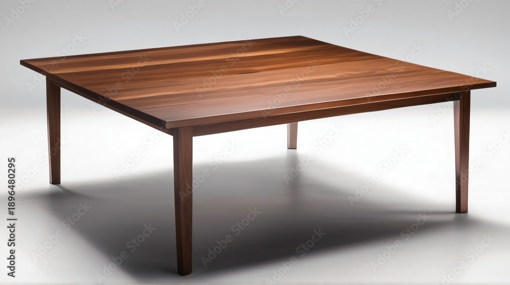 Fototapeta premium wooden table isolated on white