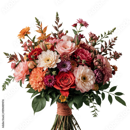 Colorful Bouquet of Flowers Arranged for an Event in a Simple Setting