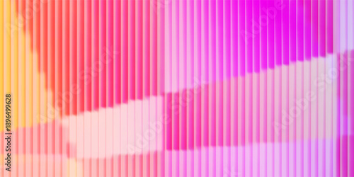 3d render, dynamic abstract geometric stripes in blue and green gradient on a black background