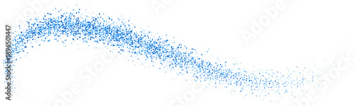 Winter wind with falling snow and cold frost wave made of blue stipple powder. Abstract dusty freeze texture with fresh breath feeling.