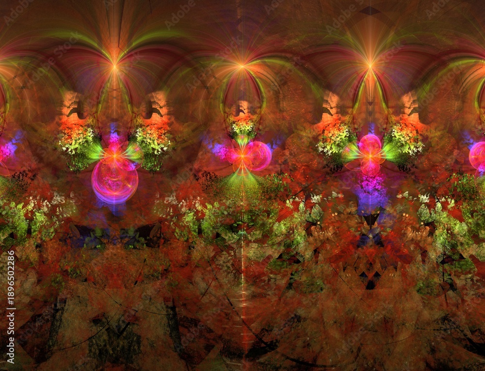 Fototapeta premium Imaginatory fractal abstract background Image
