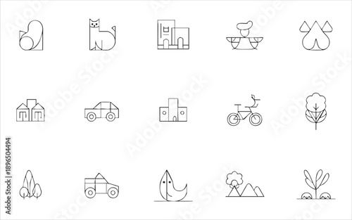 People working together in harmony icons