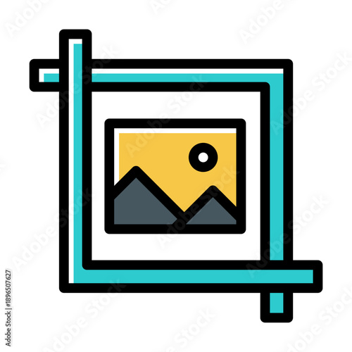 Crop Image Tool Icon