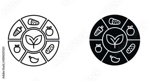 Minimalist golf club emblems vector set with sport icons and gear symbols for business branding and sports design