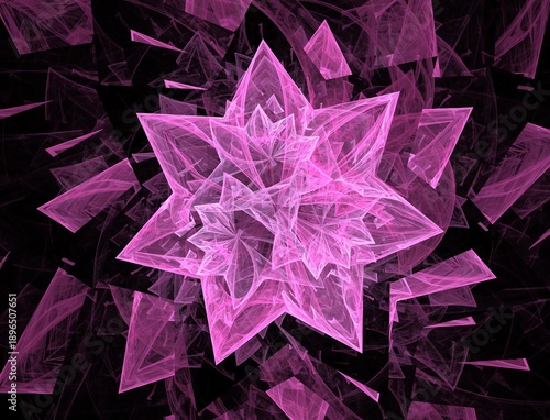 Imaginatory fractal abstract background Image