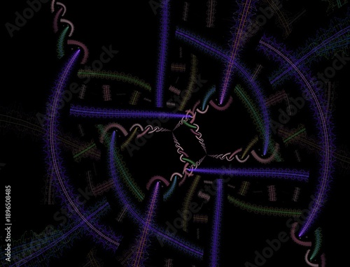 Imaginatory fractal abstract background Image