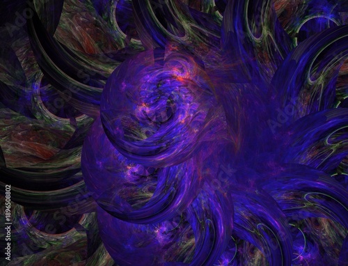 Imaginatory fractal abstract background Image