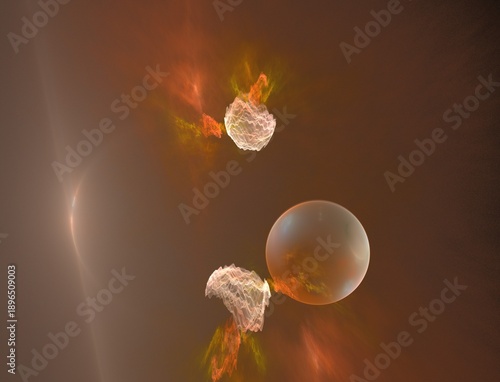 Imaginatory fractal abstract background Image